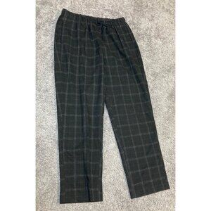 Nicole miller black windowpane pullon work Pants